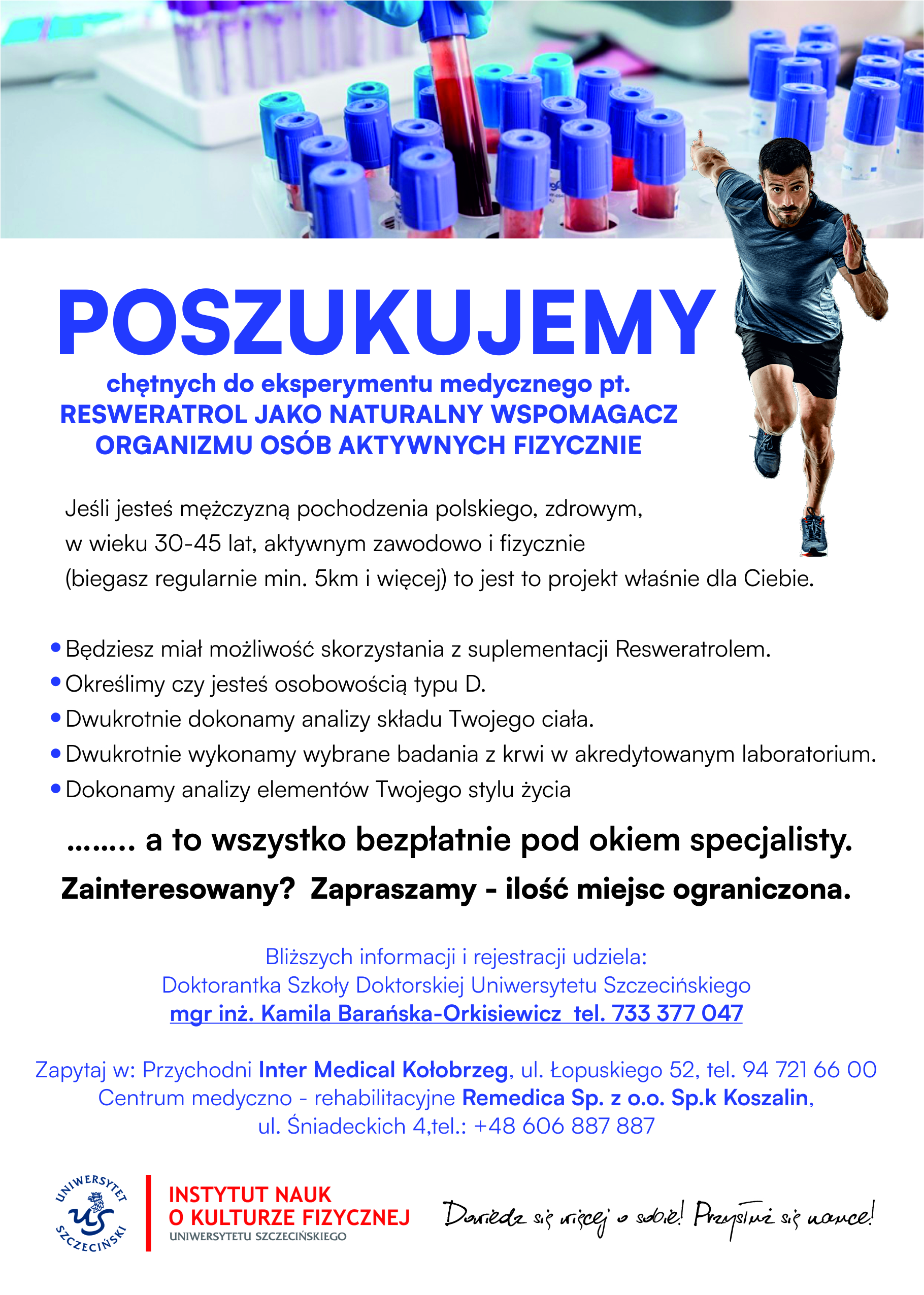 plakat z informacjami